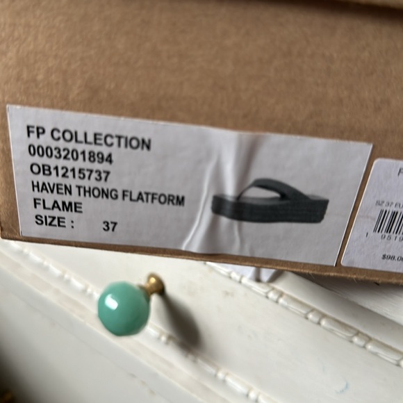 NWT Free People Haven Thong Flatform - Picture 5 of 6
